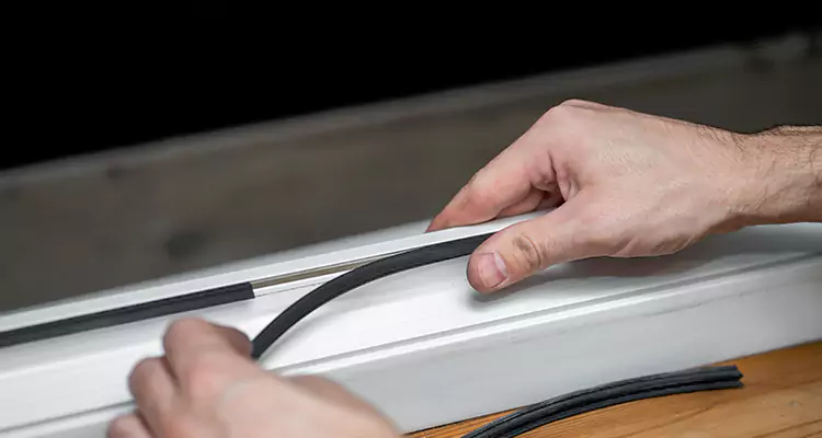 Garage Door Bottom Seal Repair in Pinewood, FL