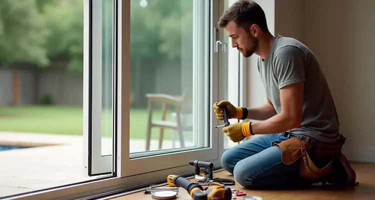 Sliding Glass Door Panel Repair in Pinewood, FL